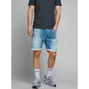 Modré džínové kraťasy Jack & Jones Rick