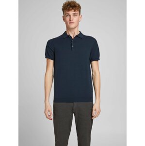 Tmavě modré polo tričko Jack & Jones