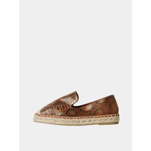 Hnědé vzorované espadrilky VERO MODA Lilla