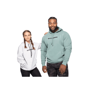 Unisex mikina Better Bodies Logo Hoodie Teal Green