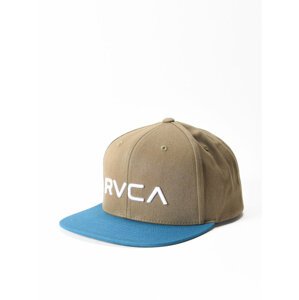 RVCA TWILL OLIVE TEAL kšiltovka s rovným kšiltem