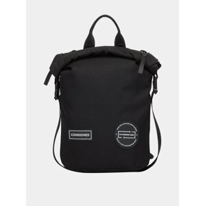 Černý batoh/taška přes rameno Consigned