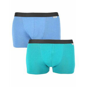 2PACK pánské boxerky Nur Der vícebarevné (827756 - mintg/blau)