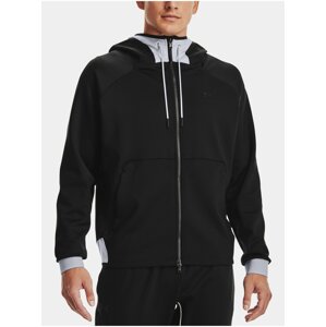 Mikina Under Armour UA Recover Ponte FZ Hoodie - černá