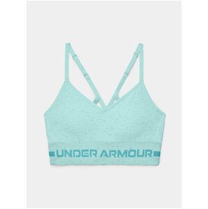 Podprsenka Under Armour Seamless Low Long Htr Bra - modrá