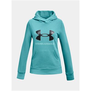 Mikina Under Armour Rival Fleece Logo Hoodie - modrá