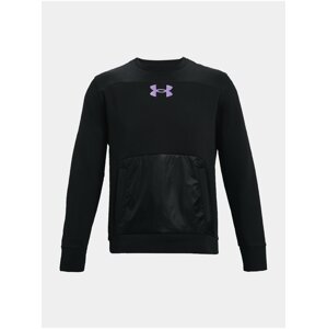 Mikina Under Armour UA SUMMIT KNIT CREW - černá