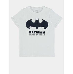 Bílé klučičí tričko s potiskem name it Batman