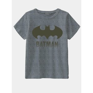 Šedé klučičí tričko s potiskem name it Batman