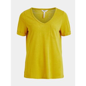 Žluté tričko s kapsou .OBJECT Tessi
