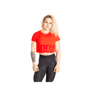 Tričko Better Bodies Astoria Cropped Tee Sunset Red