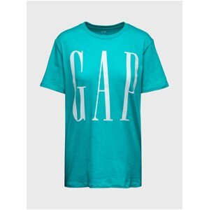 Modré pánské tričko GAP Logo crewneck t-shirt
