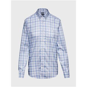 Modrá pánská košile GAP Performance poplin shirt in slim fit