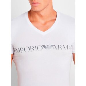 Pánské tričko 110810 9A516 00010 bílá - Emporio Armani