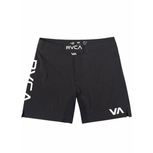 RVCA FIGHT SCRAPPER black plátěné kraťasy pánské - černá