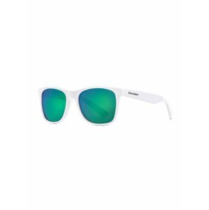Horsefeathers FOSTER gloss white/mirror green sluneční brýle pilotky - bílá