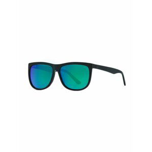 Horsefeathers GABE gloss black/mirror green sluneční brýle pilotky - černá