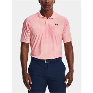 Tričko Under Armour UA Iso-Chill Afterburn Polo - růžová