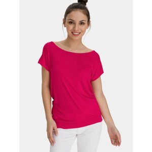 Růžové dámské dlouhé tričko SAM 73