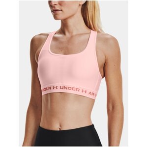 Podprsenka Under Armour UA Crossback Mid Bra - růžová