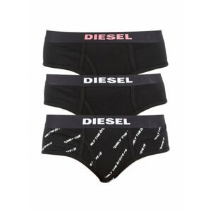 3PACK dámské kalhotky Diesel černé