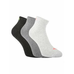 3PACK ponožky Puma šedé