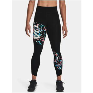 Legíny Under Armour UA Fly Fast Floral 7/8 Tight - černá