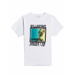 Billabong OVER THE LIP white dětské triko s krátkým rukávem - bílá