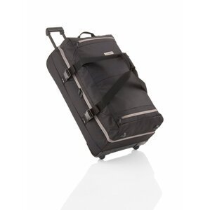 Cestovní taška Travelite Basics Doubledecker on wheels Black