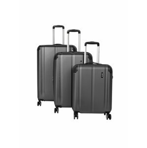 Sada cestovních kufrů Travelite City 4w S,M,L Anthracite – sada 3 kufrů