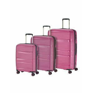 Sada cestovních kufrů Travelite Motion S,M,L Rose – sada 3 kufrů