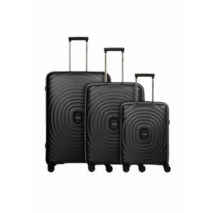 Sada cestovních kufrů Titan Looping S,M,L Black – sada 3 kufrů