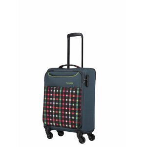 Cestovní kufr Travelite Argon S Checked Pattern