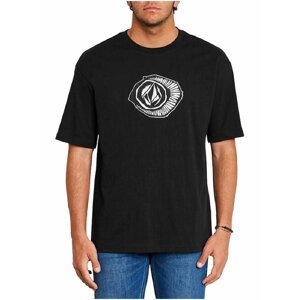 Volcom Sick 180 black pánské triko s krátkým rukávem - černá