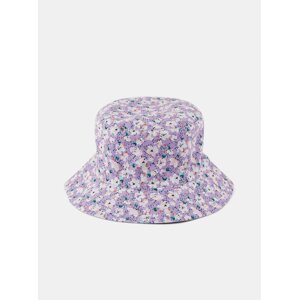 Fialový květovaný klobouk Pieces Magorita