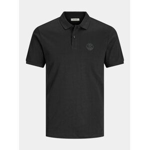 Černé polo tričko Jack & Jones Jersey