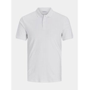 Bílé polo tričko Jack & Jones Jersey