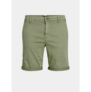 Khaki chino kraťasy Jack & Jones Fred