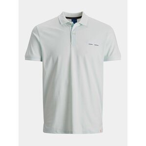 Mentolové polo tričko Jack & Jones Tons