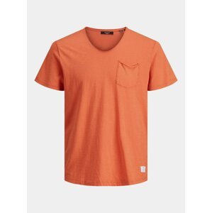 Oranžové tričko s kapsou Jack & Jones Feel