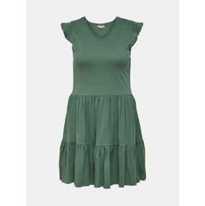 Zelené šaty ONLY CARMAKOMA April
