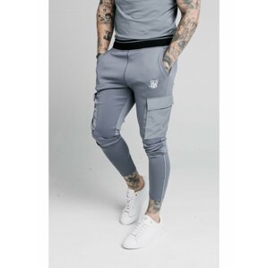 Šedé pánské tepláky -  PANT CARGO NYLON CRUSHED ADAPT