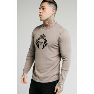 Béžový pánský svetr -  SWEATER PRESTIGE KNITTED NECK HIGH