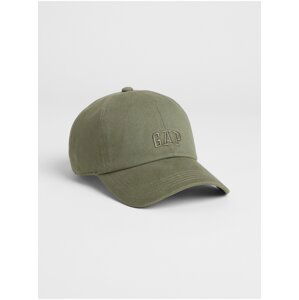 Zelená pánská kšiltovka GAP Logo twill baseball hat