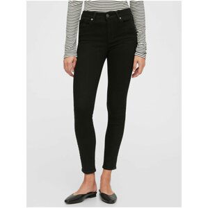 Černé dámské džíny mid rise universal legging jeans