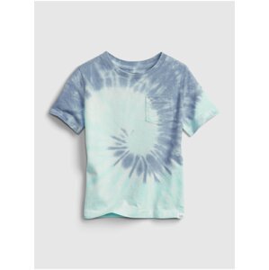 Modré klučičí dětské tričko 100% organic cotton mix and match t-shirt