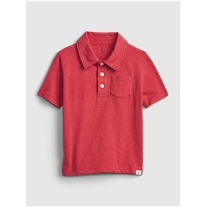 Červené klučičí dětské polo tričko shirt