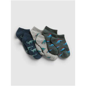 Barevné klučičí dětské ponožky dinosourians socks, 3 páry