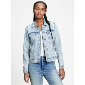 Modrá dámská džínová bunda icon denim jacket