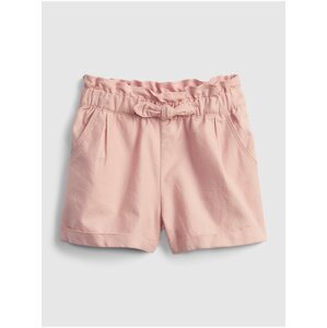 Růžové holčičí dětské kraťasy utility shorts